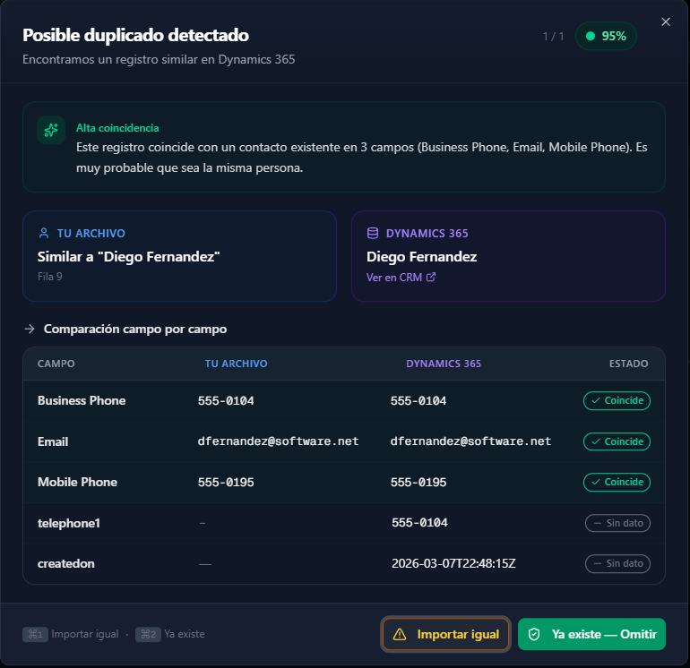 ImportToD365 — Paso 3: Diagnosticar